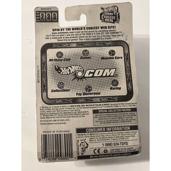 2000 Hot Wheels Oshkosh Snowplow Col. #233 (No Plow Blade Version) - Picture 4 of 4